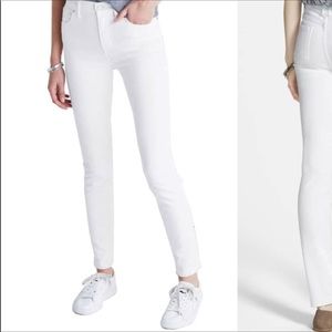 Madewell 9” High Rise Skinny Jeans White Size 30